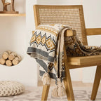 Elena Boho Tassel Throw Blanket