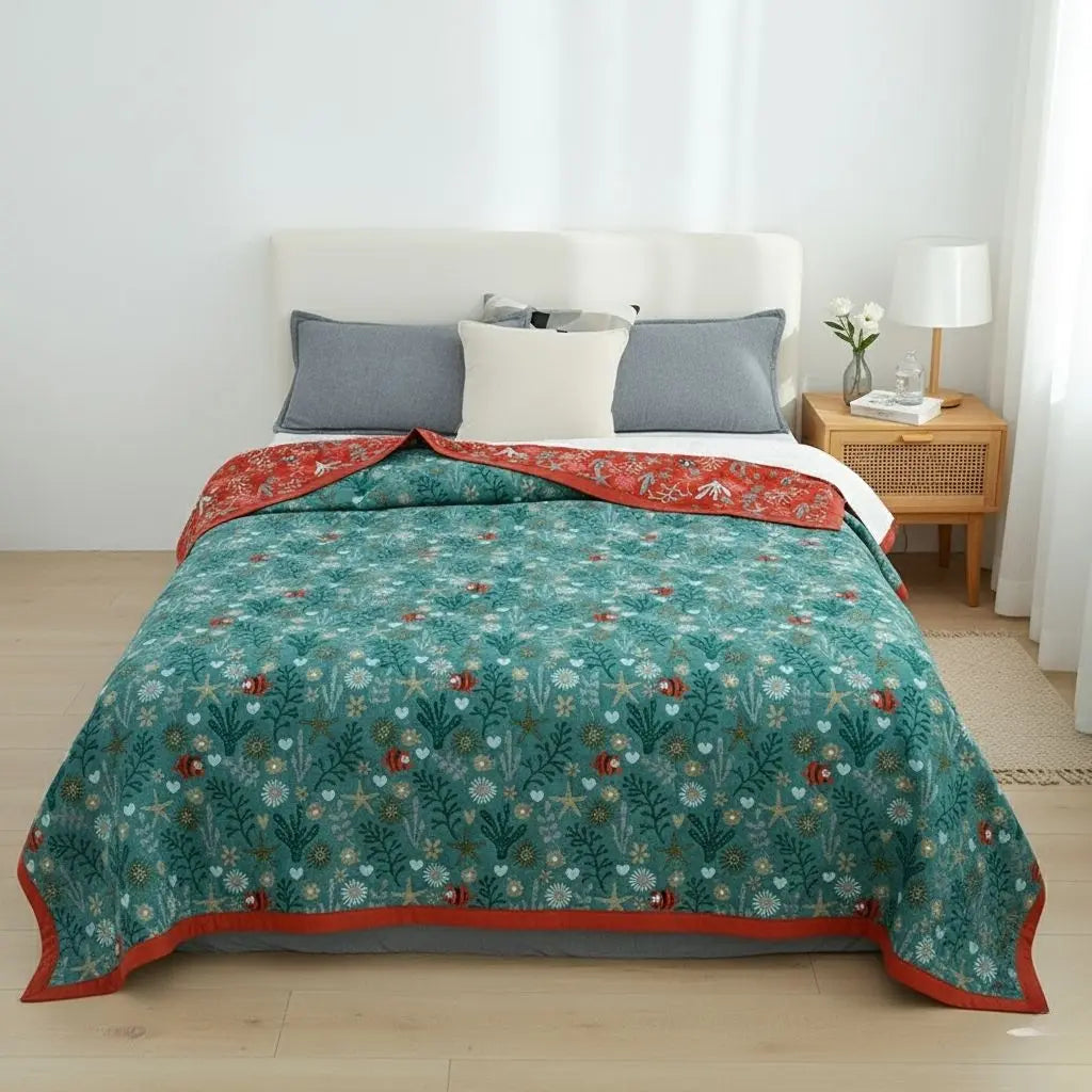 Verona Five-Layer Gauze Soft Cotton Blanket