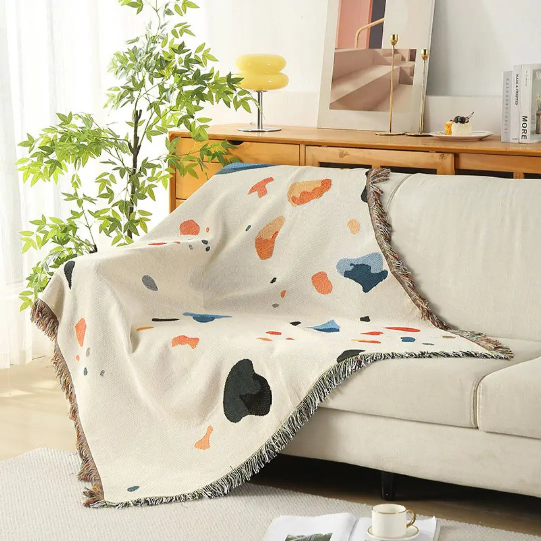 Shell Starry Sky Decorative Blanket