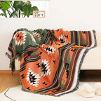 Zahara Boho Cotton Sofa Blanket