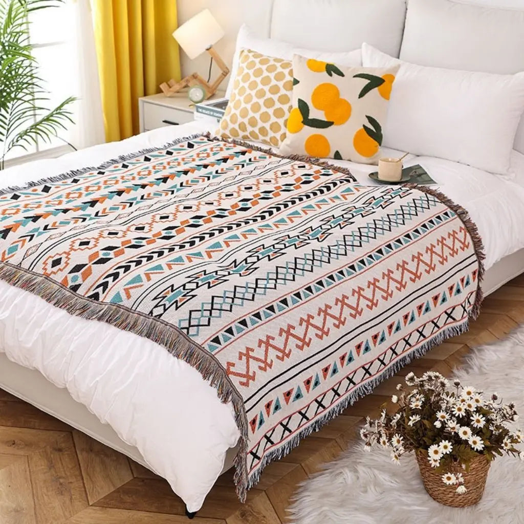 Artistic Soft Woven Throw Blanket
