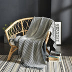 Julien Waffle Tassel Throw Blanket
