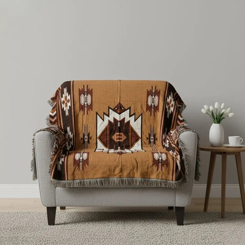 Selene Tarot Woven Throw Blanket