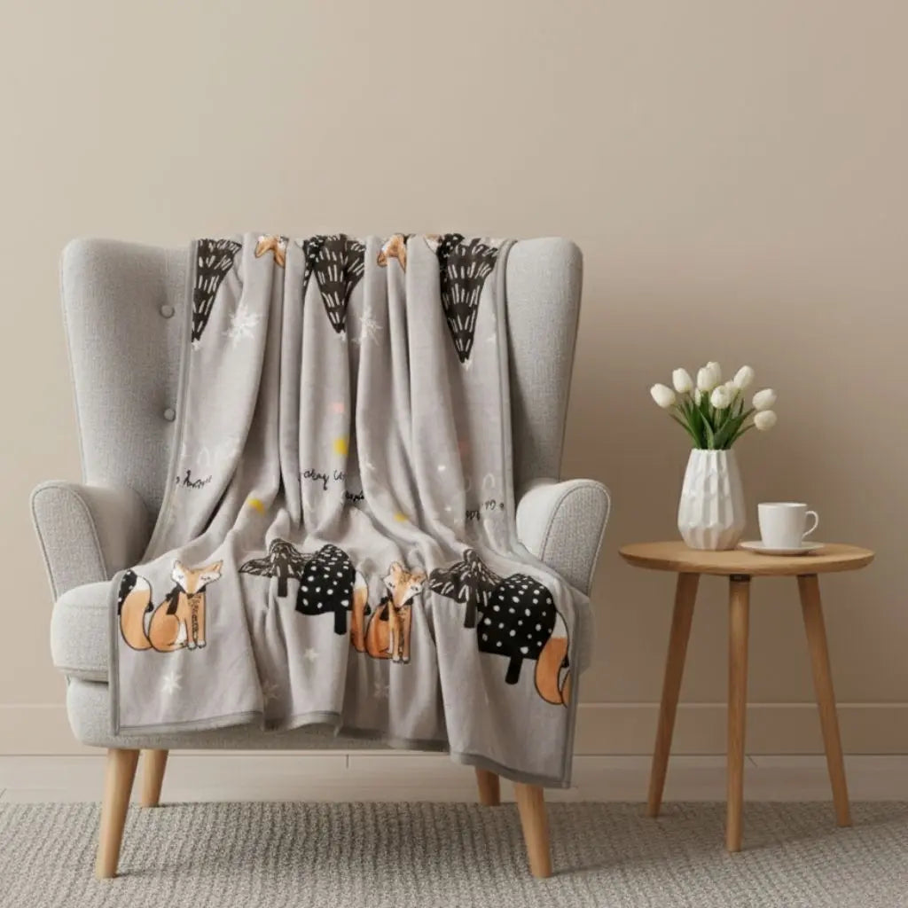 Noah Cozy Children's Flannel Blanket