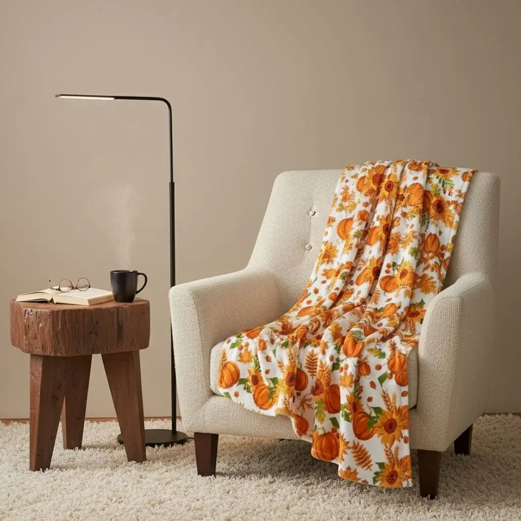 Harper Autumn Flannel Soft Blanket