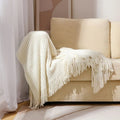 Fringe Weave Chenille Throw Blanket