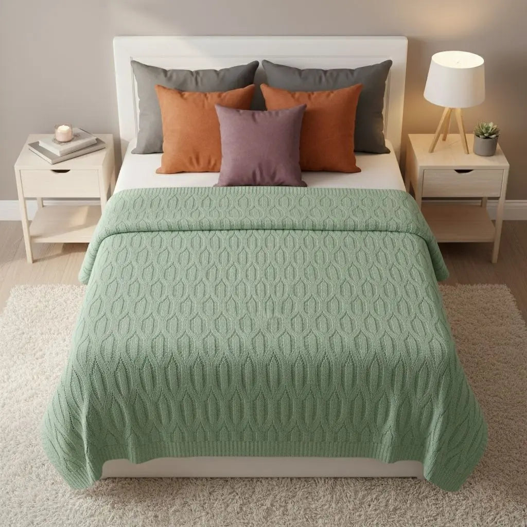 Isla Bamboo Knit Blanket