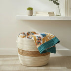 Mila Botanical Five-Layer Cotton Gauze Sofa Blanket