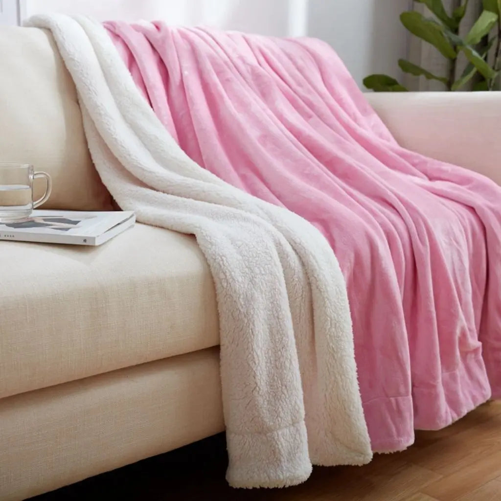 Sienna Velvet Sherpa Fleece Blanket