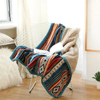 Diego Geometric Soft Fleece Throw Blanket