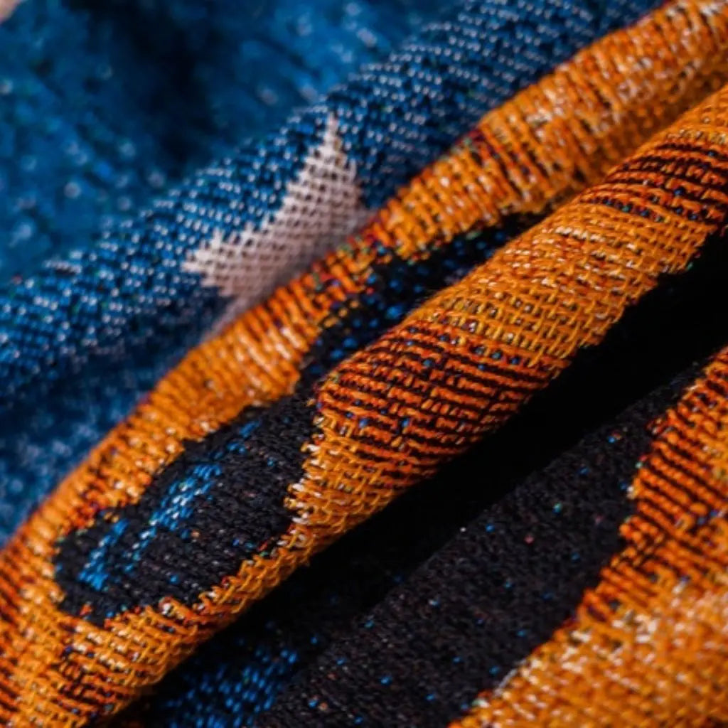 Moonlit Pumpkin and Cat Throw Blanket