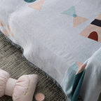 Nova Geometric Cotton Blend Sofa Blanket