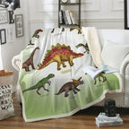 Liam Jurassic Adventure Soft Cotton Blanket