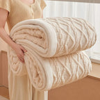 Thicken Plush Warm Layered Nap Blanket