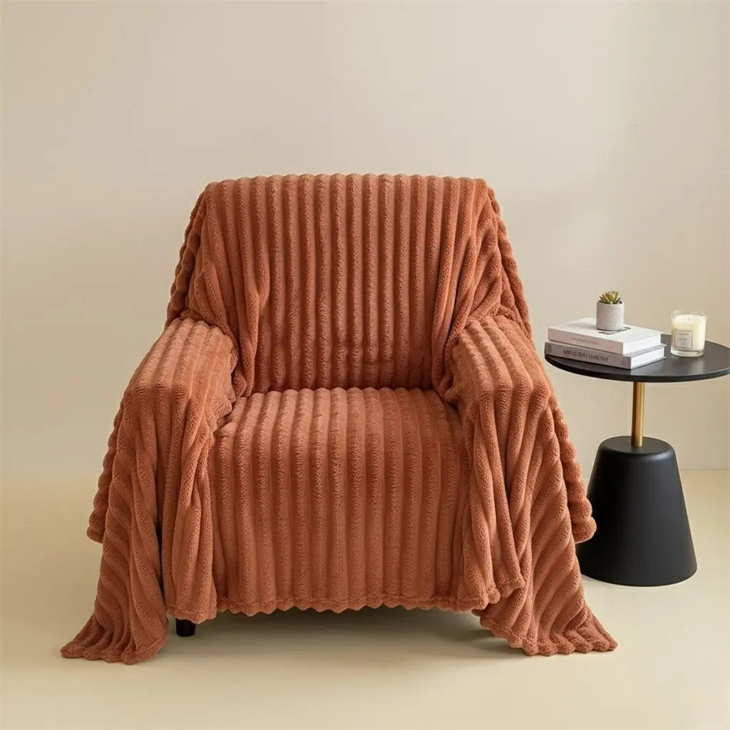 Arden Heavy Flannel Plush Blanket