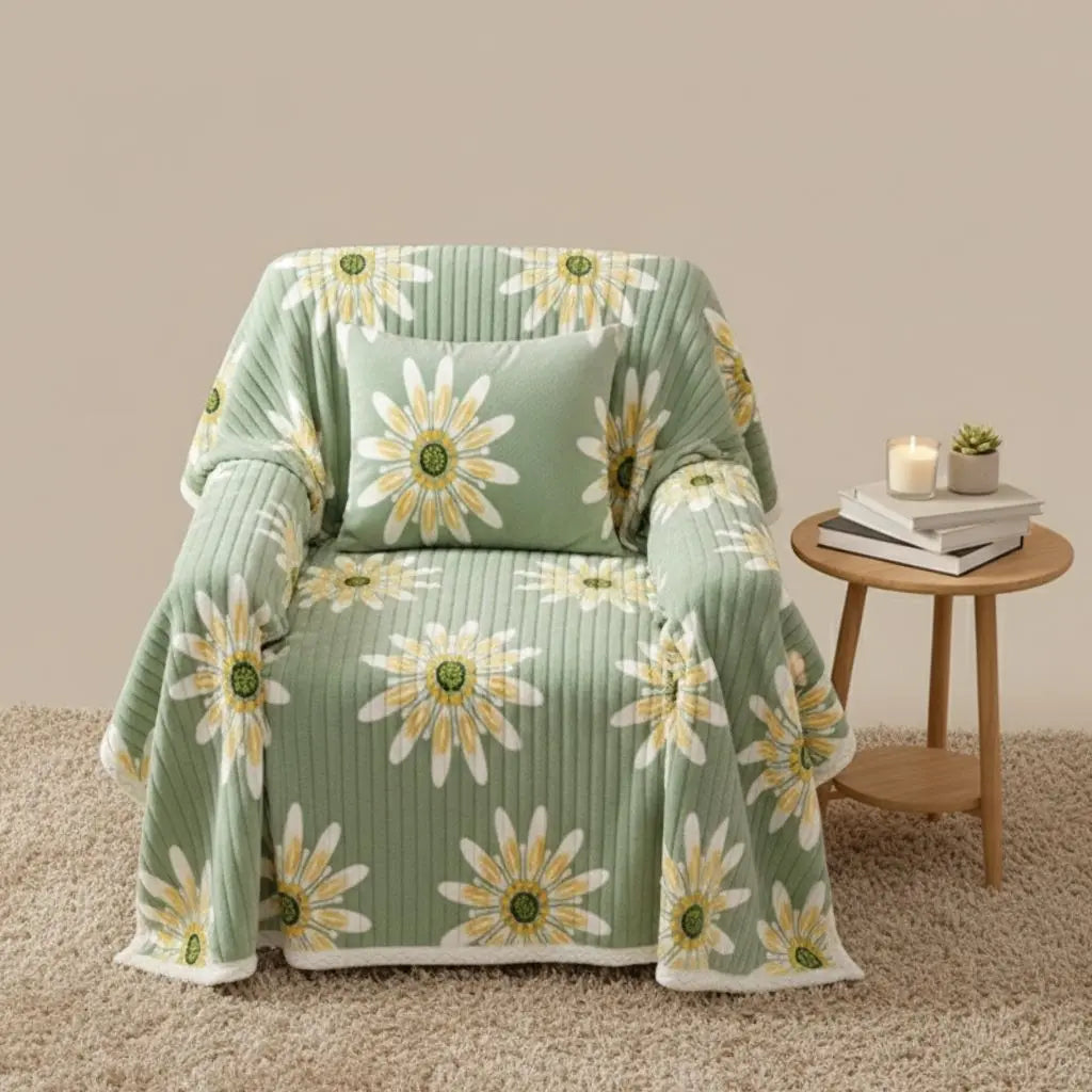 Amelia Soft Cashmere Layered Blanket