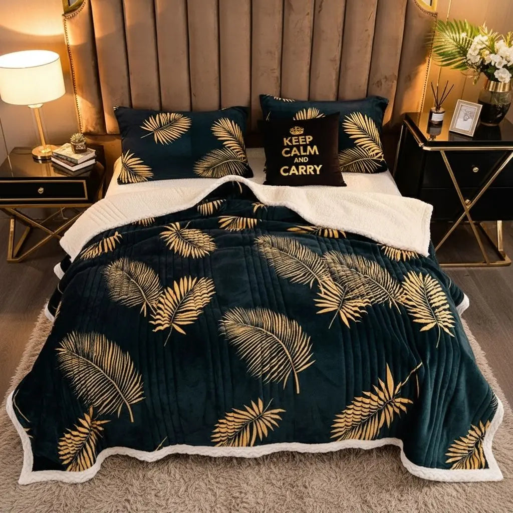 Amelia Soft Cashmere Layered Blanket