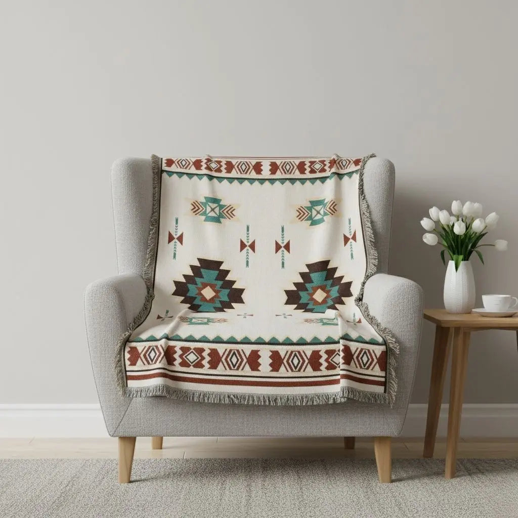 Selene Tarot Woven Throw Blanket
