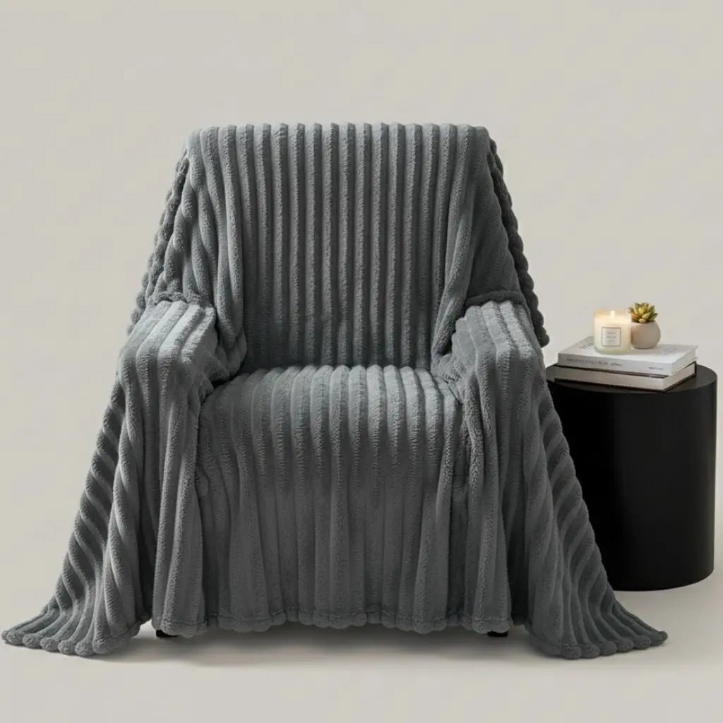 Arden Heavy Flannel Plush Blanket