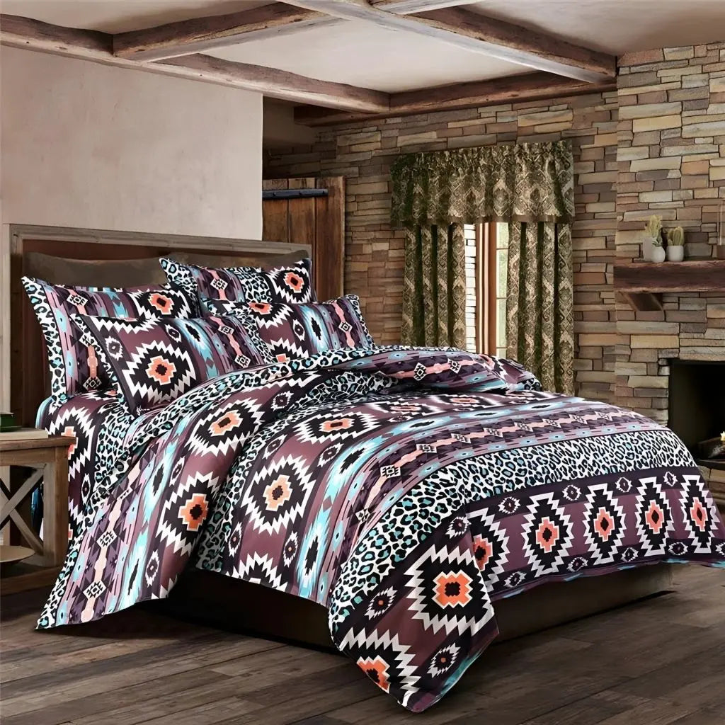 Sierra Boho Duvet Cover Set