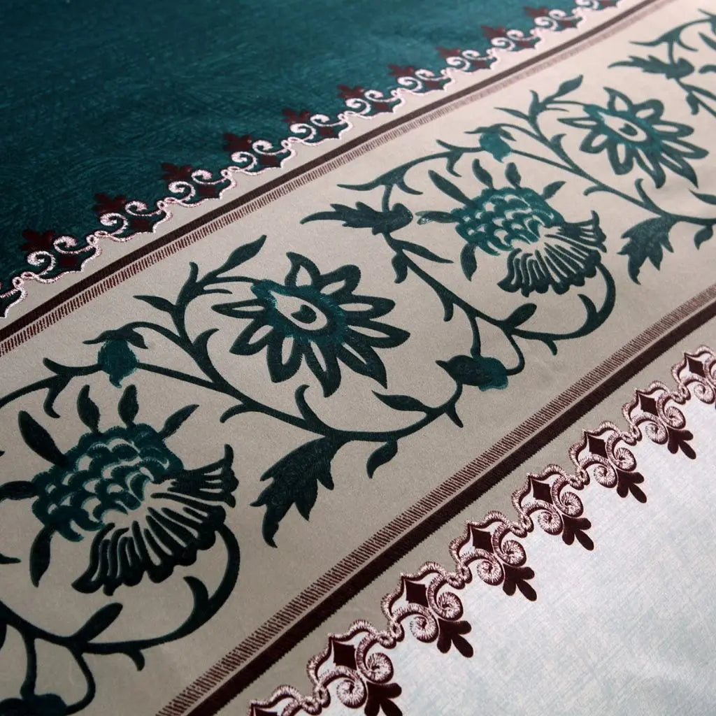 Harper Floral Border Duvet Cover Set