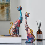 Bret Duo Cat Figurines