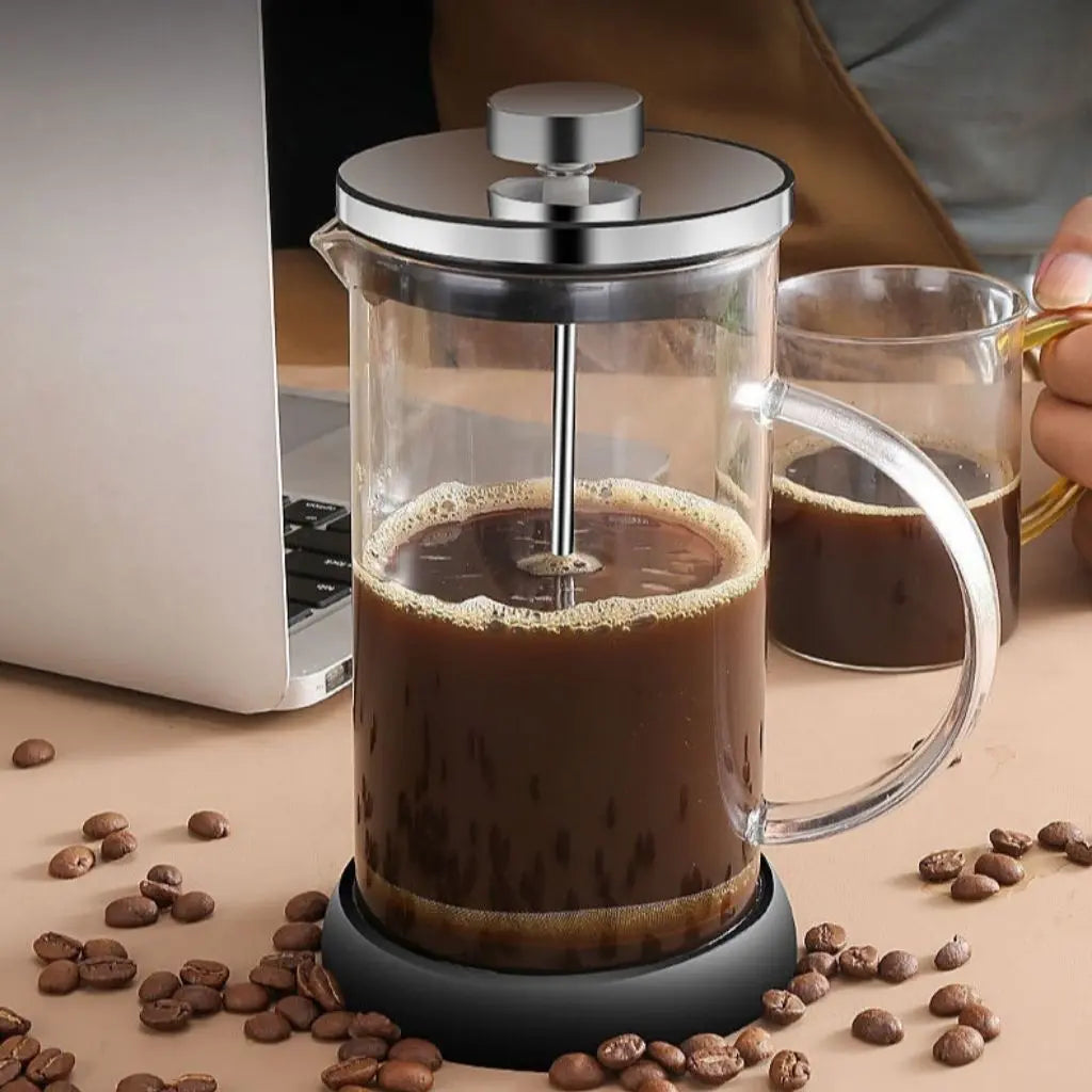 Noah Glass French Press – Coffee & Tea Brewer