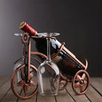 Brix Tricycle Wine Bottle & Glass Holder