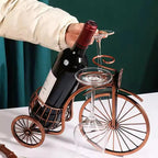Brix Tricycle Wine Bottle & Glass Holder