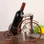 Brix Tricycle Wine Bottle & Glass Holder