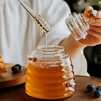 BuzzyBee Glass Honey Jar