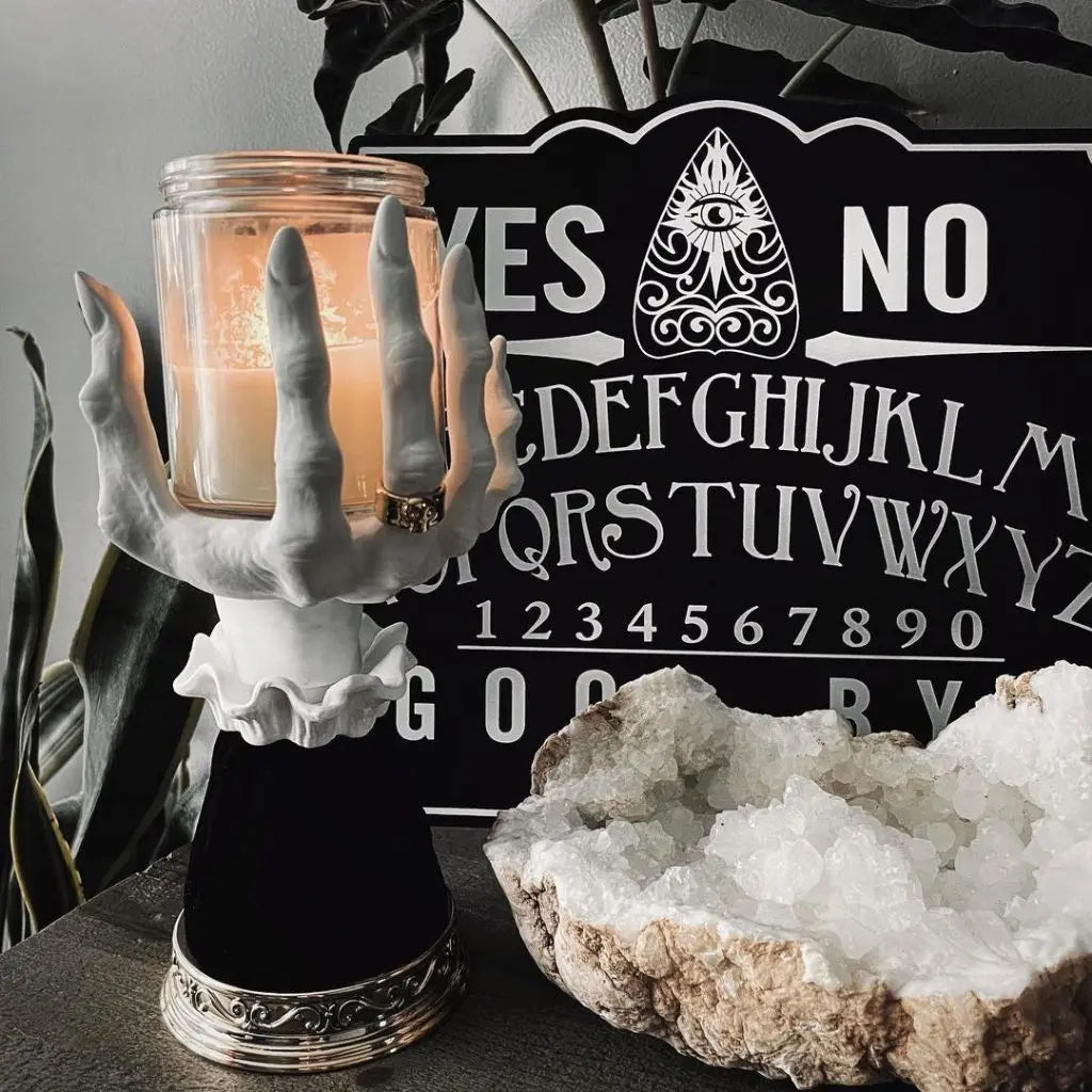 Salem Witch Hand Candle Holder