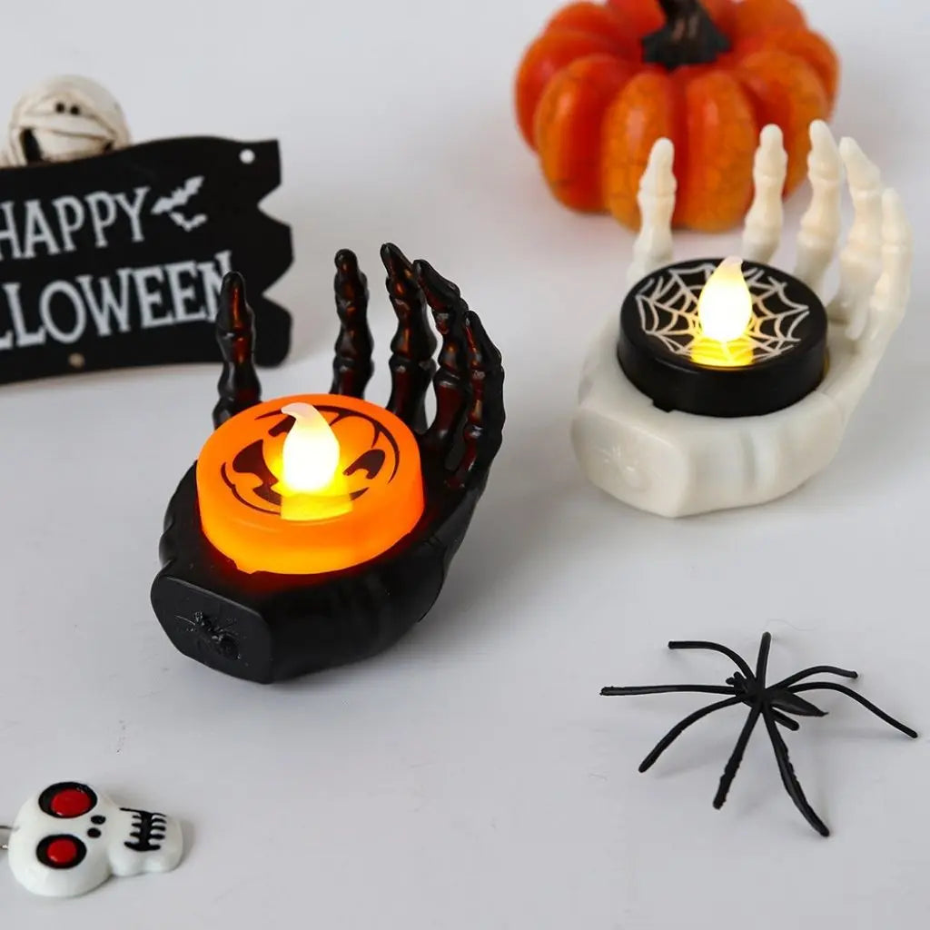 Damien Bone Grip Halloween Candle Light