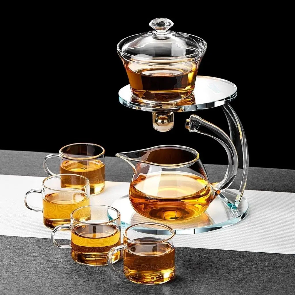 Celestia Heat-Resistant Glass Tea Maker Set