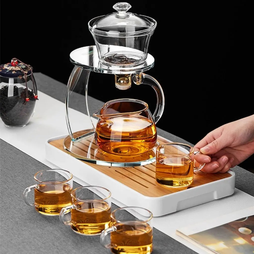 Celestia Heat-Resistant Glass Tea Maker Set