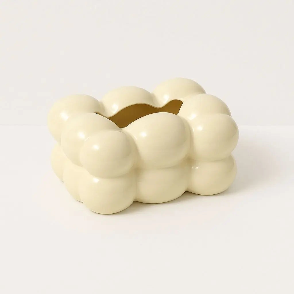 Amelia Ceramic Bubble Tissue Box