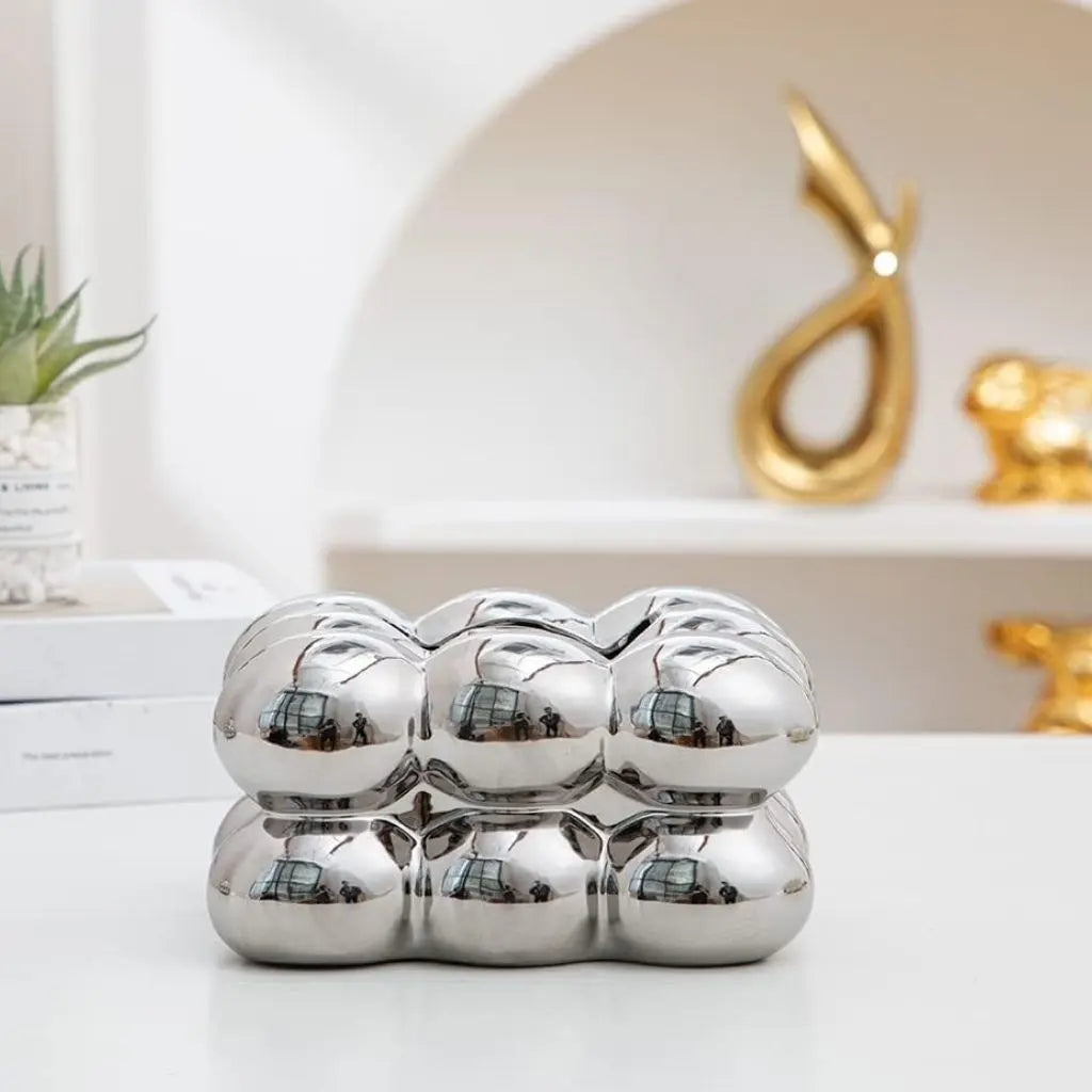 Amelia Ceramic Bubble Tissue Box