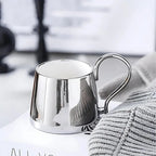 Veloria Ceramic Cup – Electroplated Reflective Finish