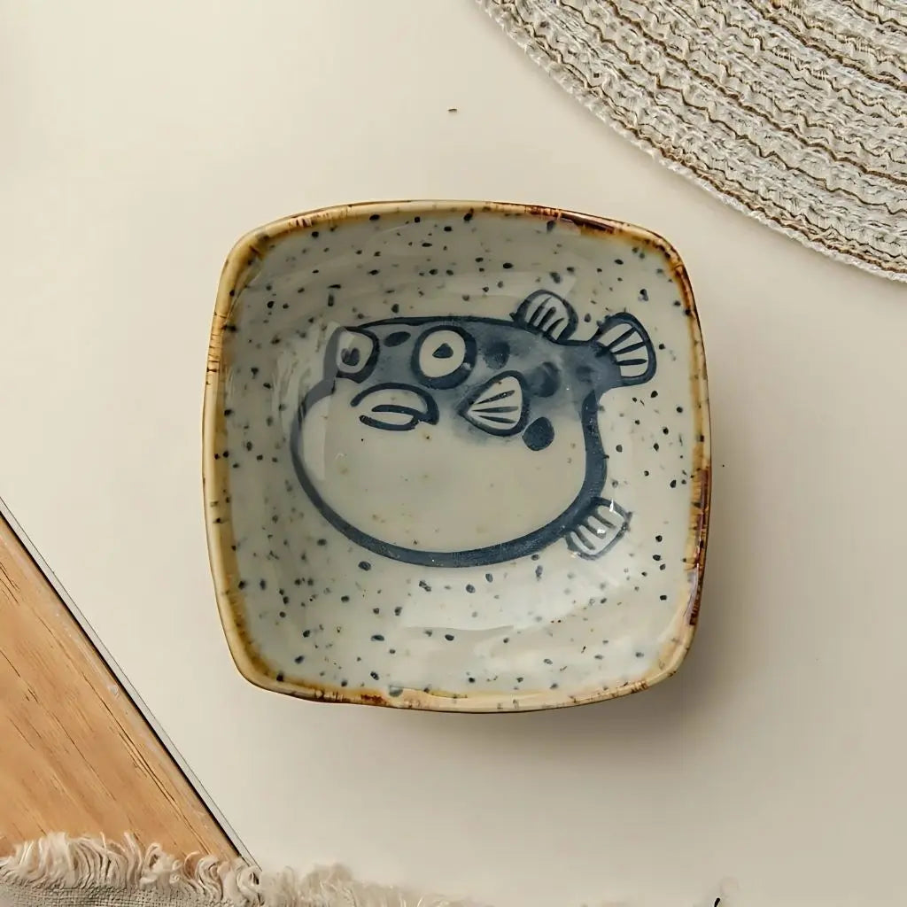 Coastal Ceramic Sauce Plate