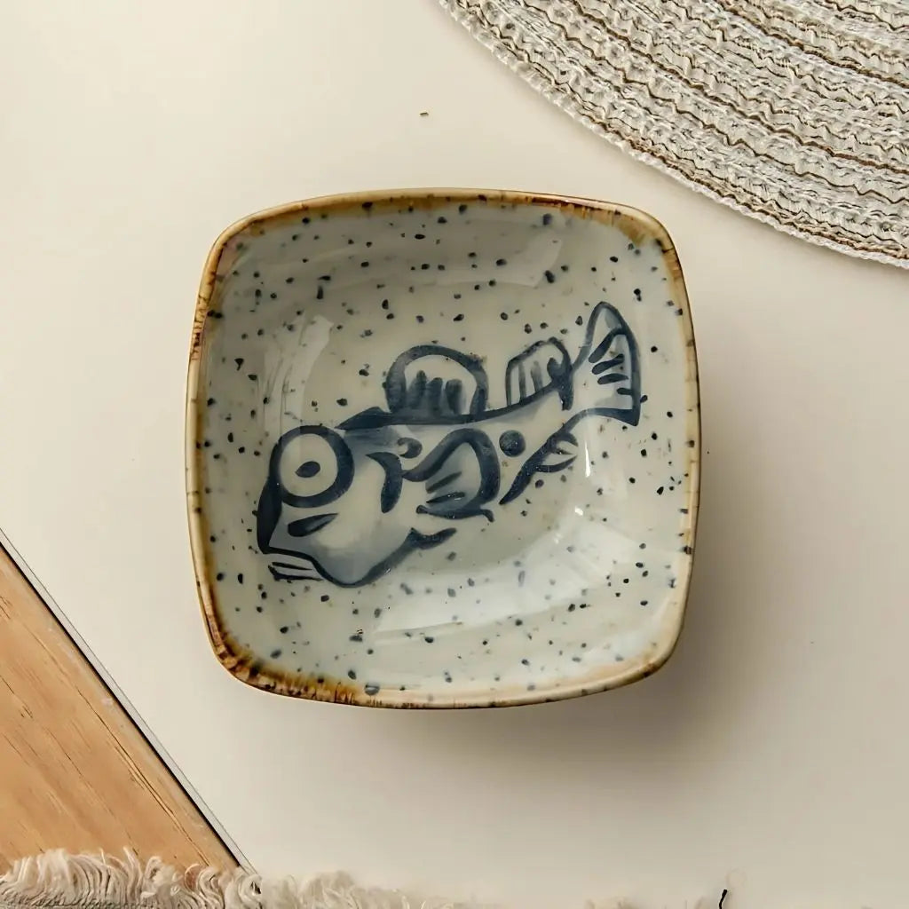 Coastal Ceramic Sauce Plate