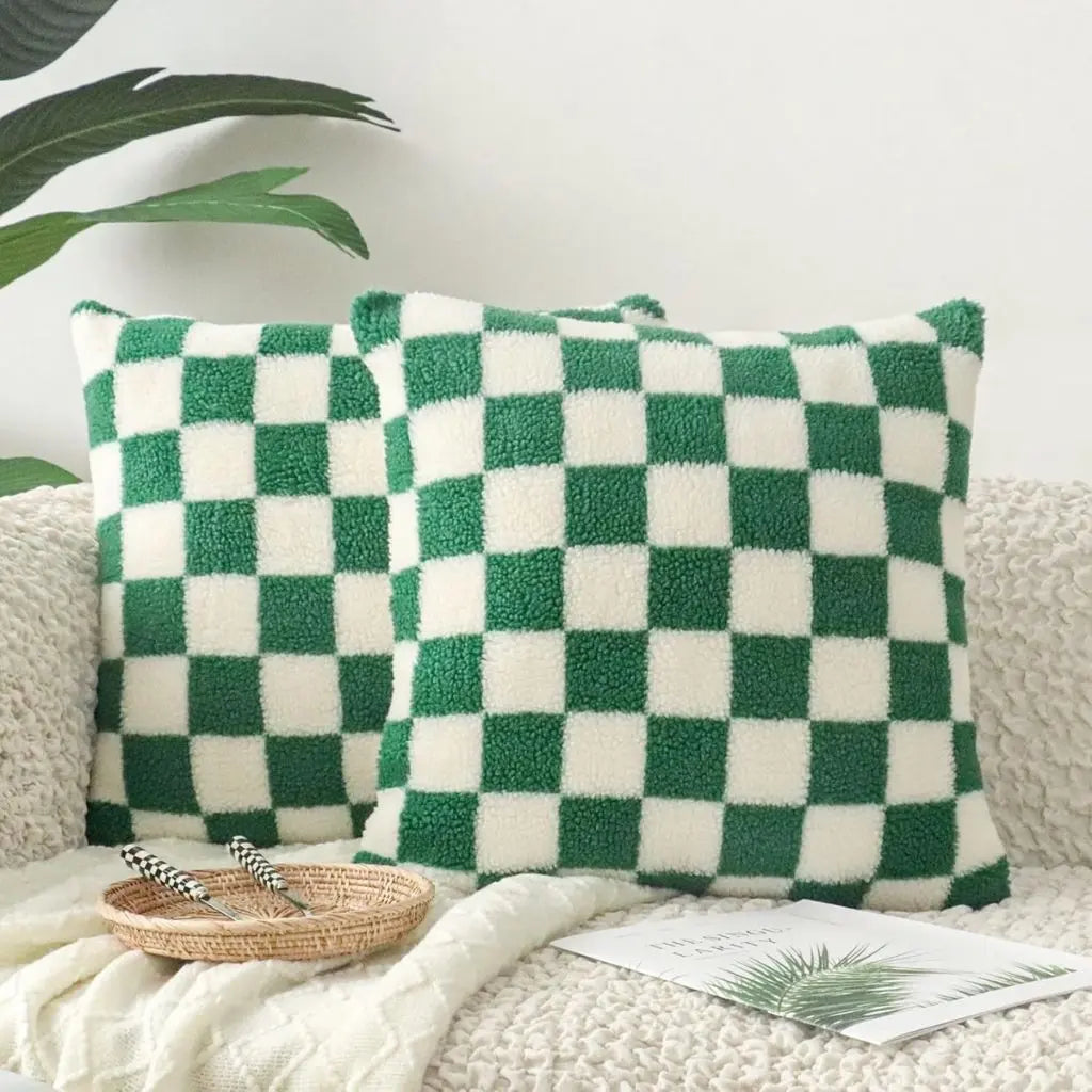 Checkerboard Pillow Cover