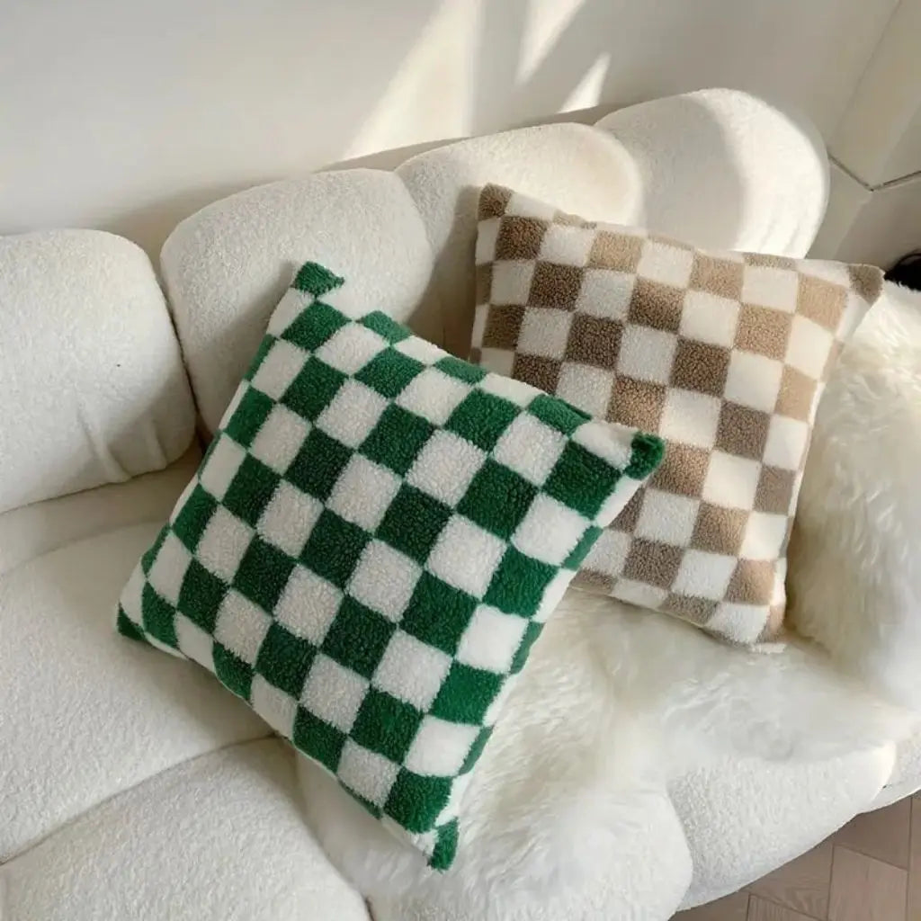 Checkerboard Pillow Cover