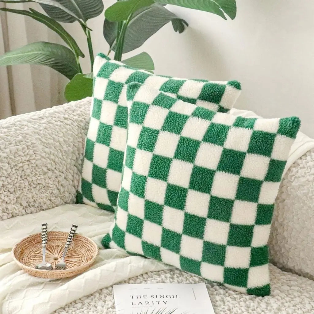 Checkerboard Pillow Cover