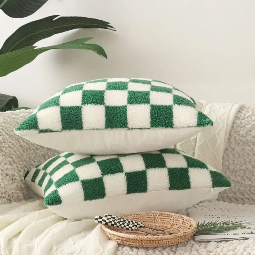 Checkerboard Pillow Cover