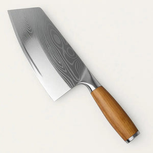 Liam Cleaver with Wooden Handle Chef Knife