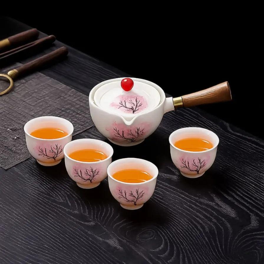 Cherry Blossom - Rotating Infuser Teapot