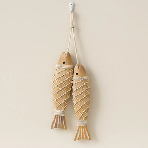 Coastal Wooden Fish Wall Hanging