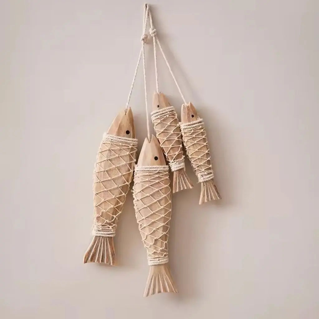 Coastal Wooden Fish Wall Hanging
