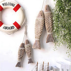 Coastal Wooden Fish Wall Hanging