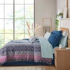 Isla Boho Comforter Set with Sheets – Queen